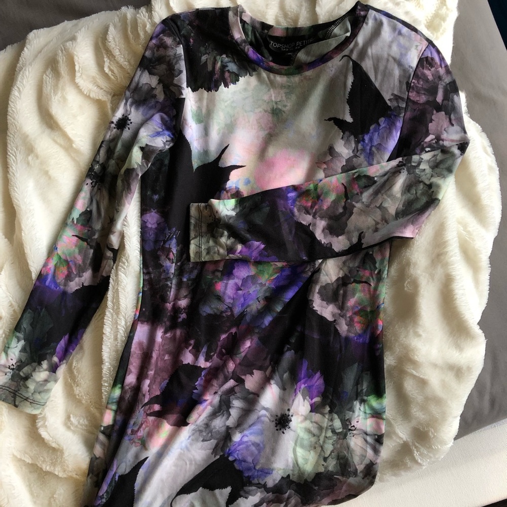 Floral mini dress